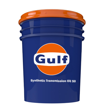 Gulf Synthetic Transmission Oil 50 5 GALLON PAIL